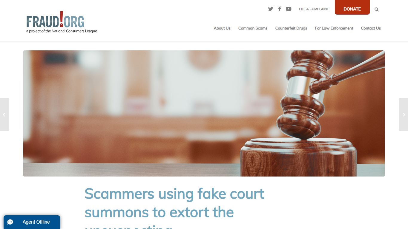 Scammers using fake court summons to extort the unsuspecting - Fraud